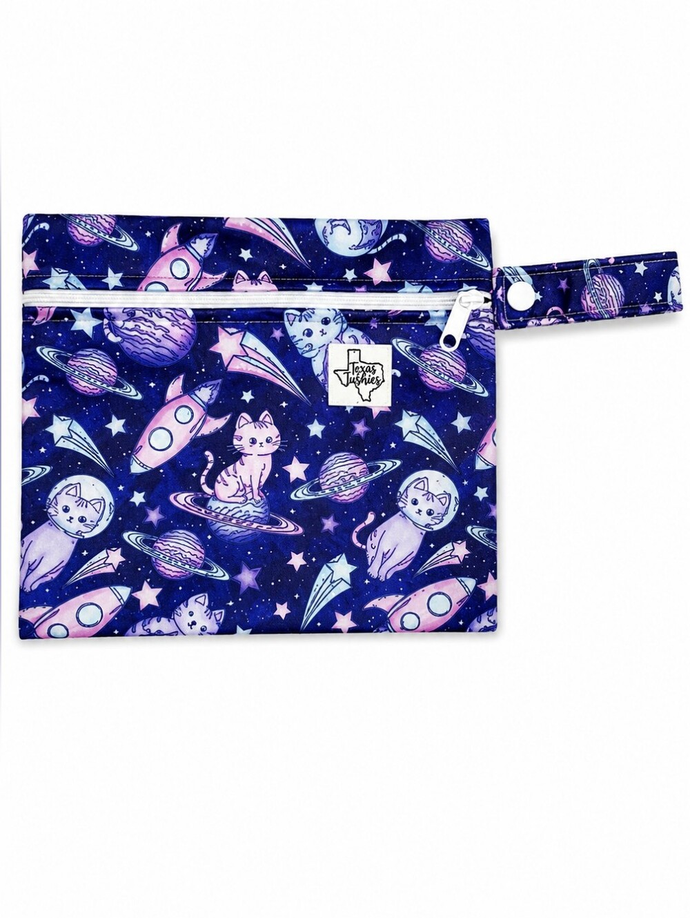 Space Cats Print Wet Bag